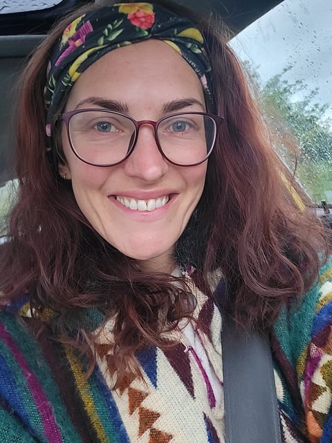 Emily - headband, still trying